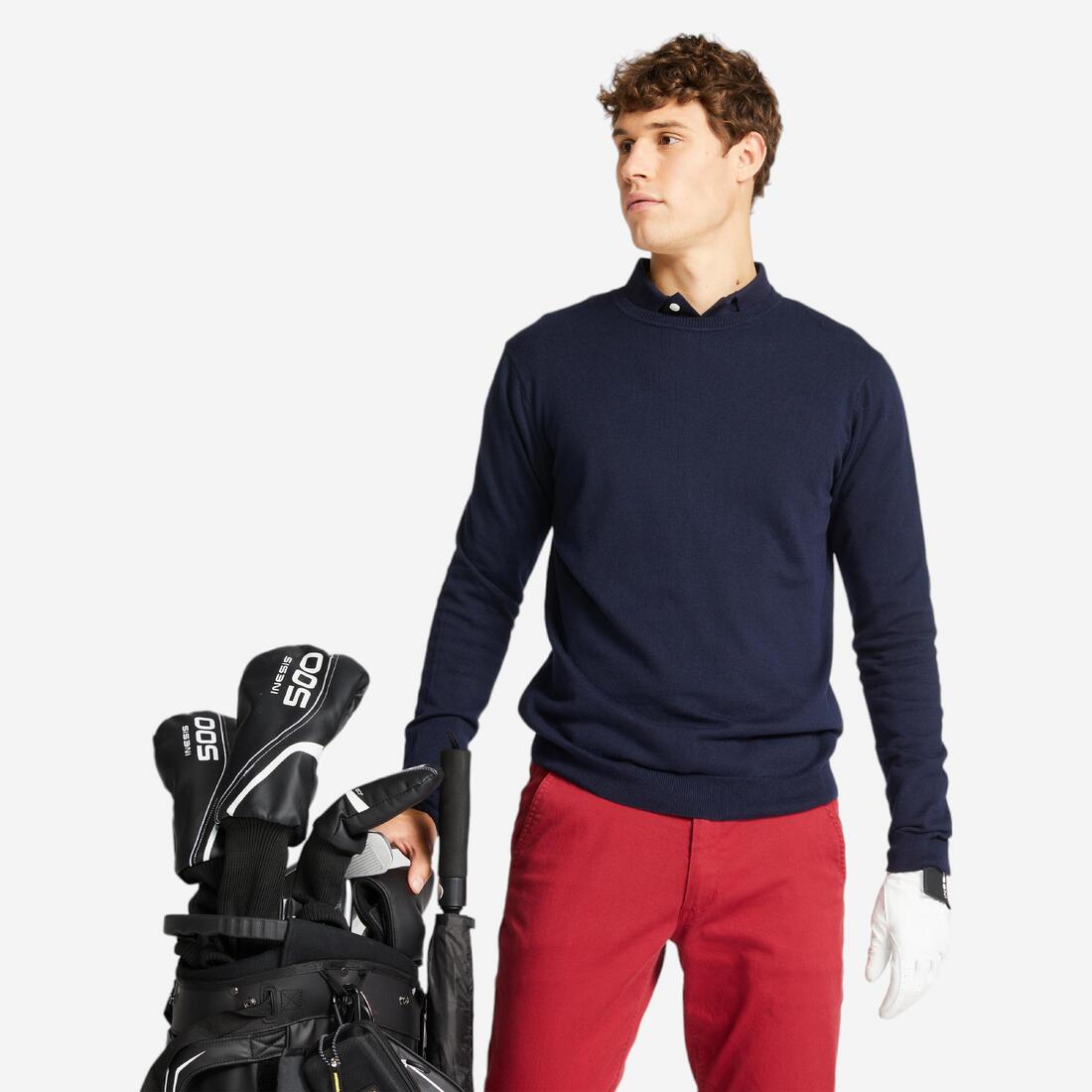 Pull de golf col rond homme MW500