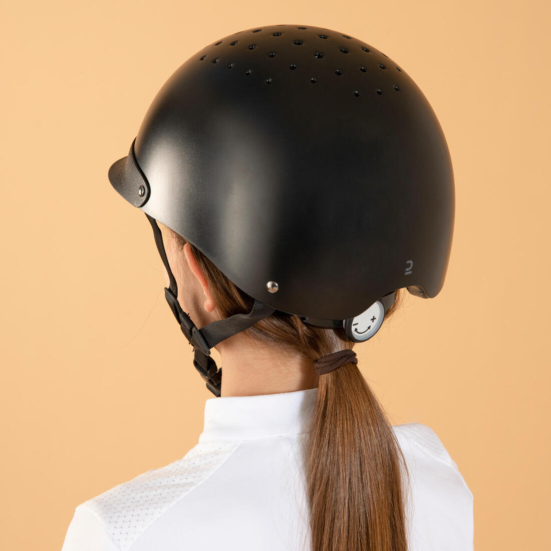 Casque équitation Adulte et Enfant - 100 noir