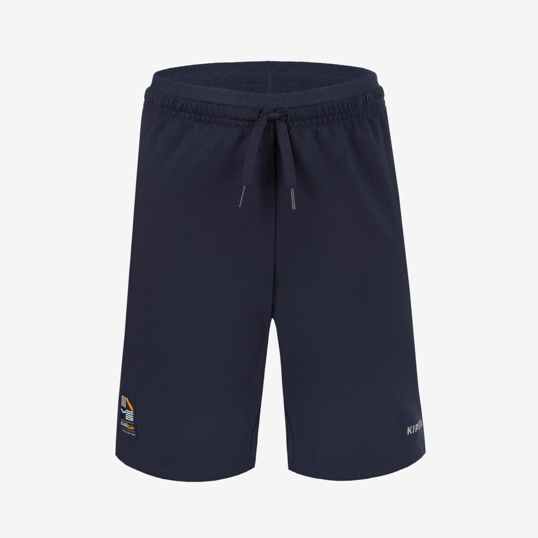 Short de football enfant F520 bleu et