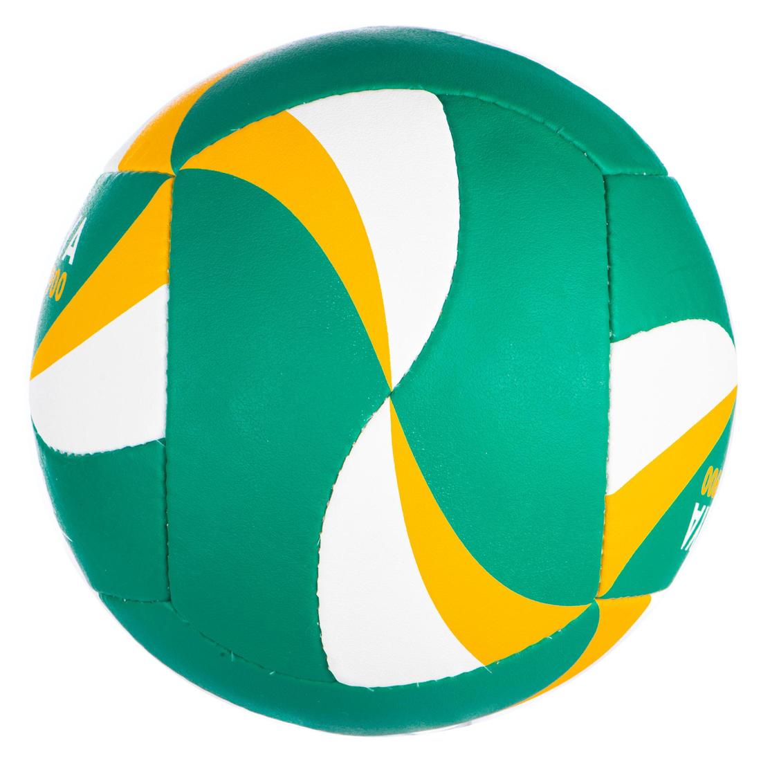 Ballon de beach volley BV900 FIVB vert et jaune