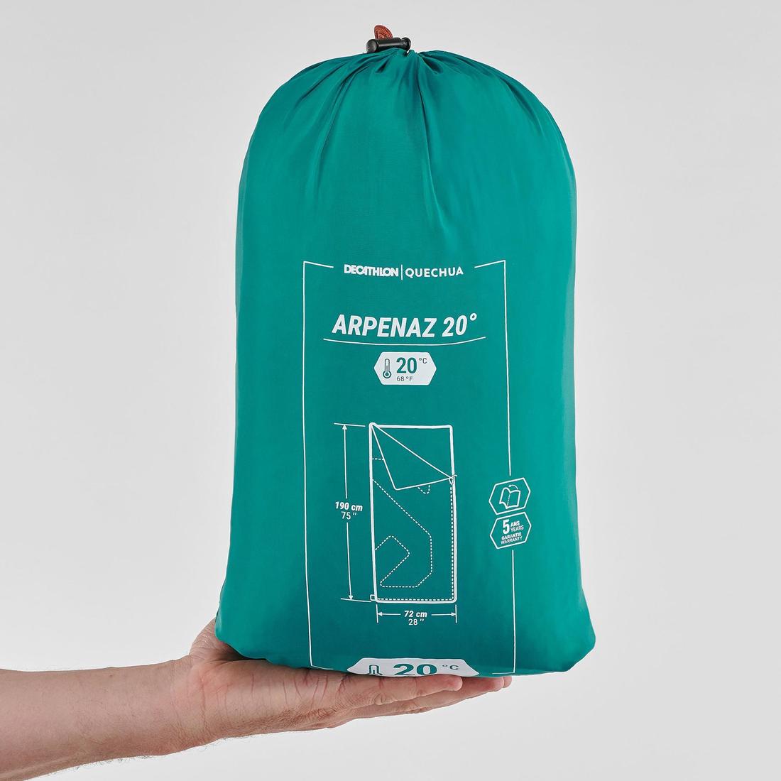 SAC DE COUCHAGE POUR LE CAMPING - ARPENAZ 20°