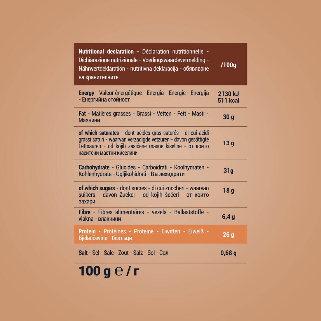 Encas protéinés 100 GR - Protein cubes