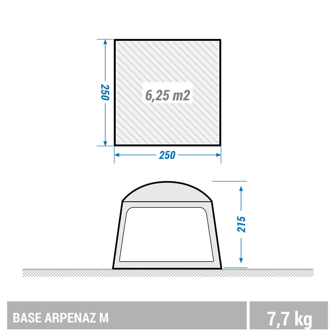 Séjour à arceaux de camping - Arpenaz Base - 6 Personnes