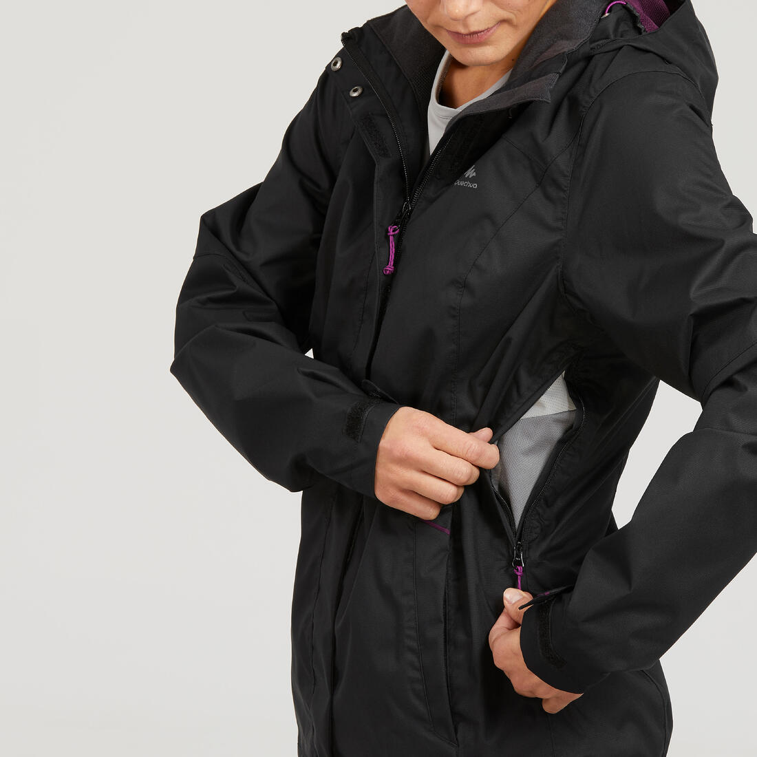 Veste imperméable de randonnée montagne - MH100 - Femme