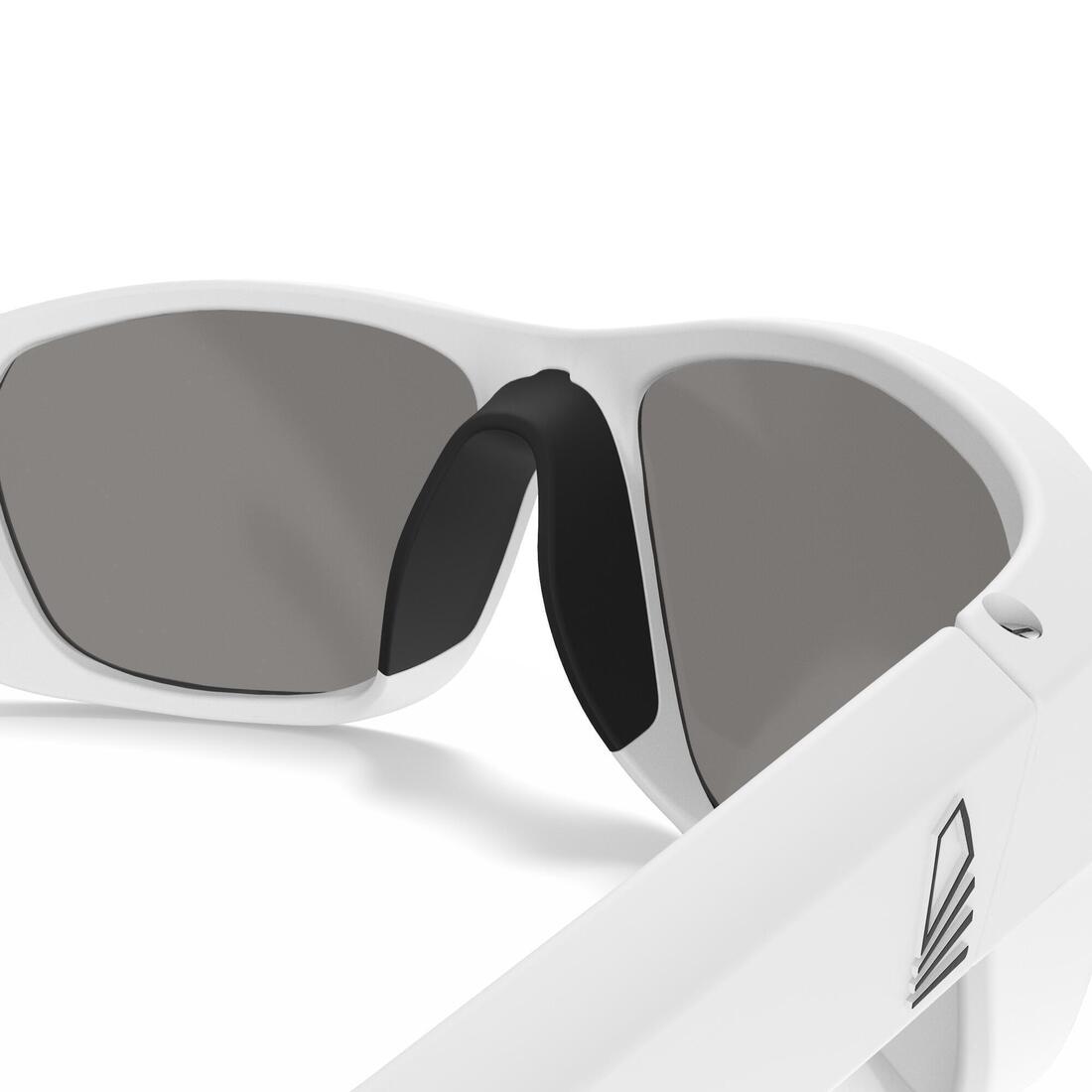 Lunettes de soleil polarisées flottantes voile adulte 500 taille S blanche