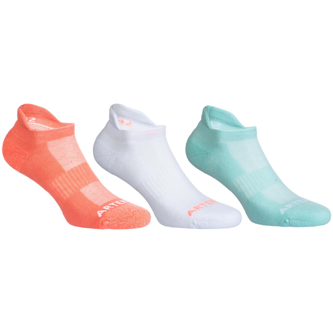 CHAUSSETTES DE SPORT BASSES ARTENGO RS 500 LOT DE 3