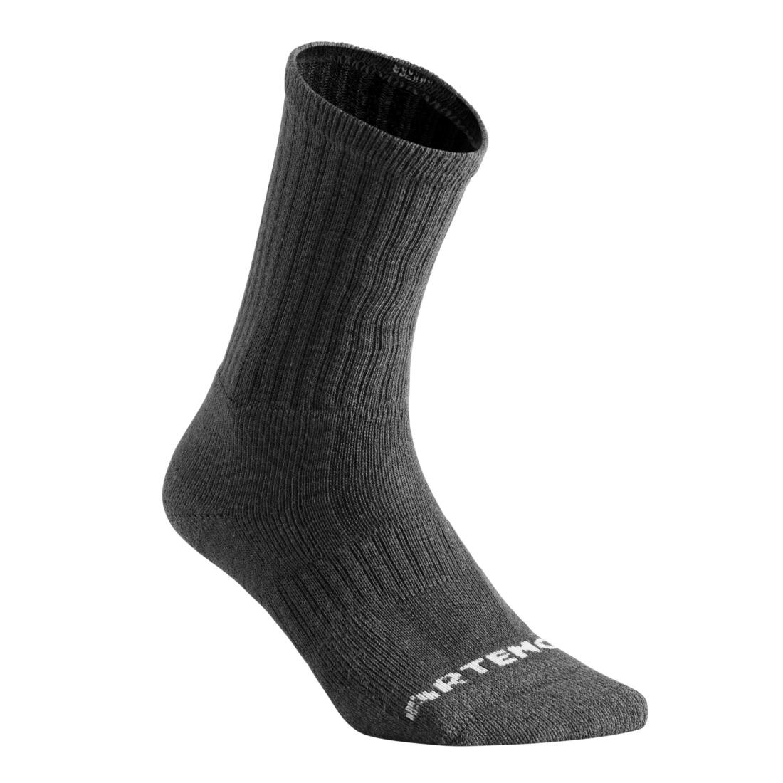 CHAUSSETTES DE TENNIS HAUTES ARTENGO RS 500 LOT DE 3