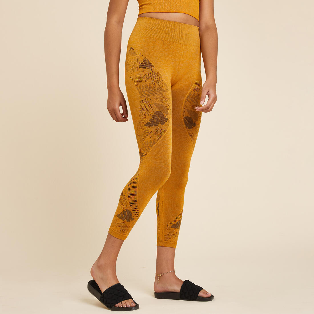 LEGGING 7/8 YOGA DYN SANS COUTURES CHINE