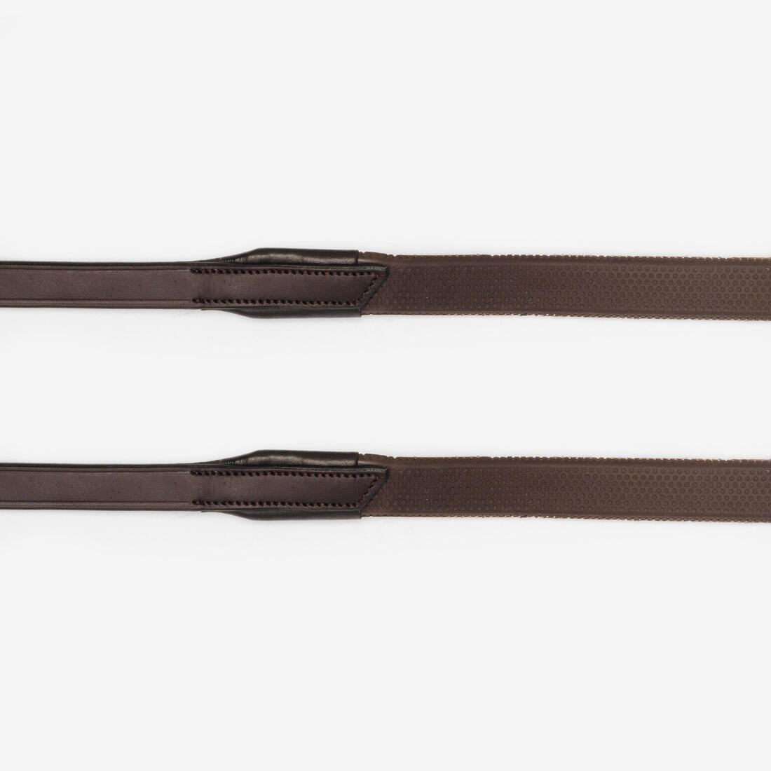 Rênes équitation cuir grip Cheval et Poney - 900 marron clair