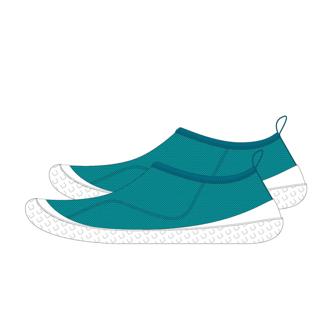 Chaussures aquatiques Enfant - Aquashoes 100 turquoise