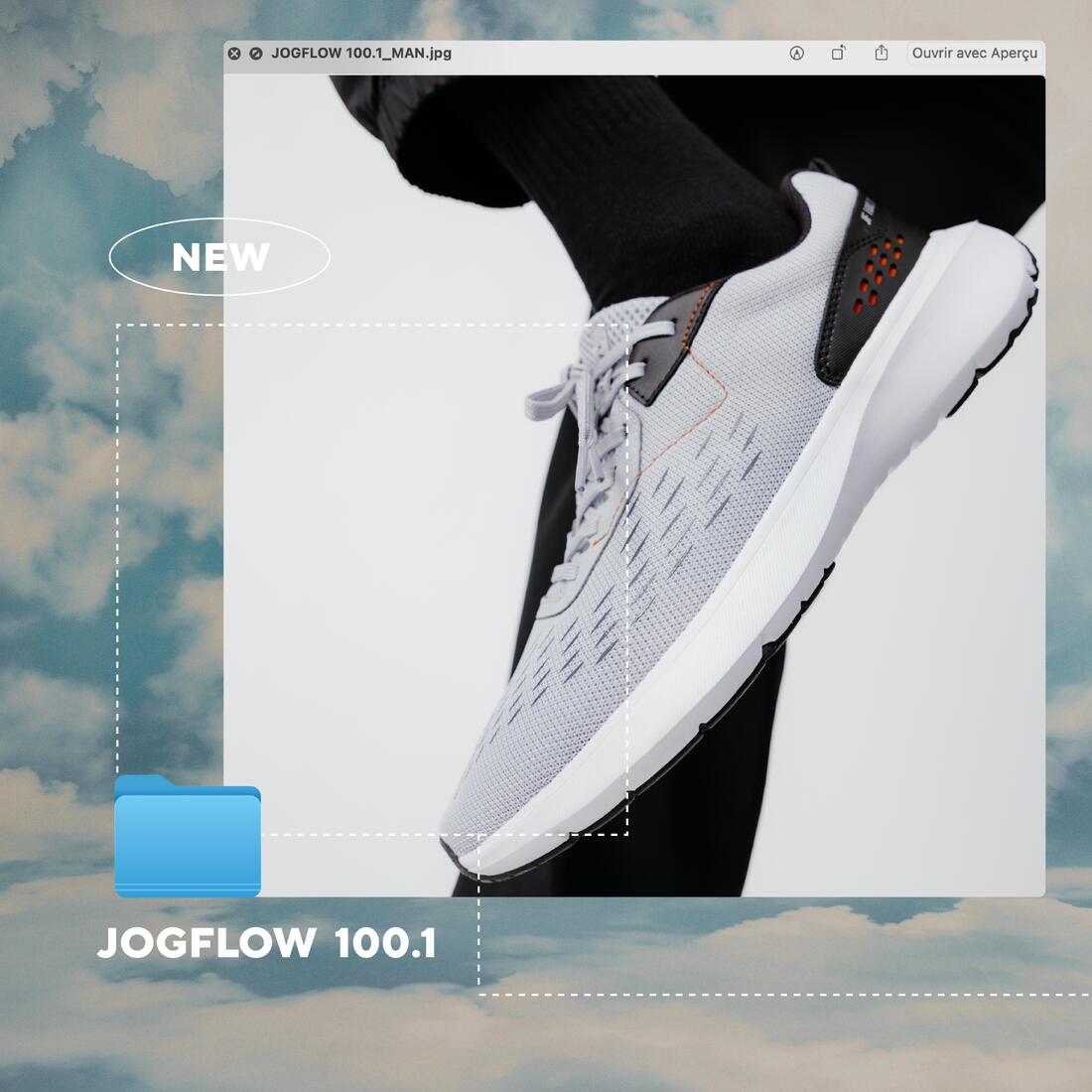 CHAUSSURES DE RUNNING HOMME JOGFLOW 100.1