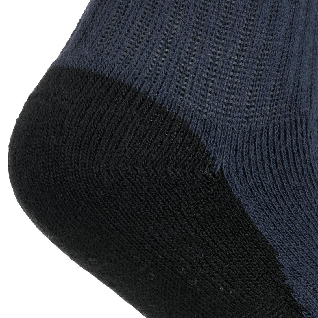 CHAUSSETTES DE SPORT ENFANT MI-HAUTES ARTENGO RS 500 LOT DE 3