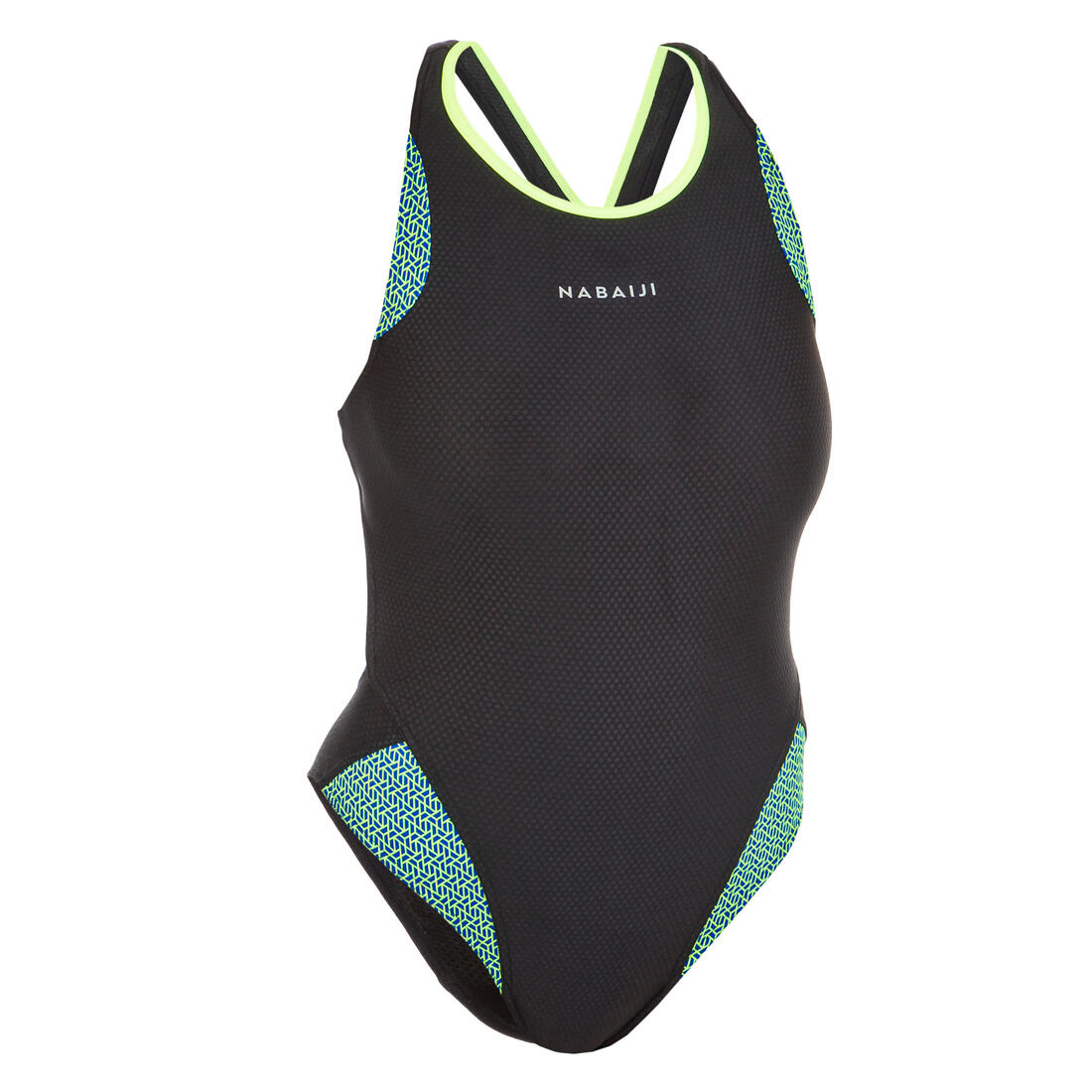 Maillot de bain de natation femme une pièce laïa noir et