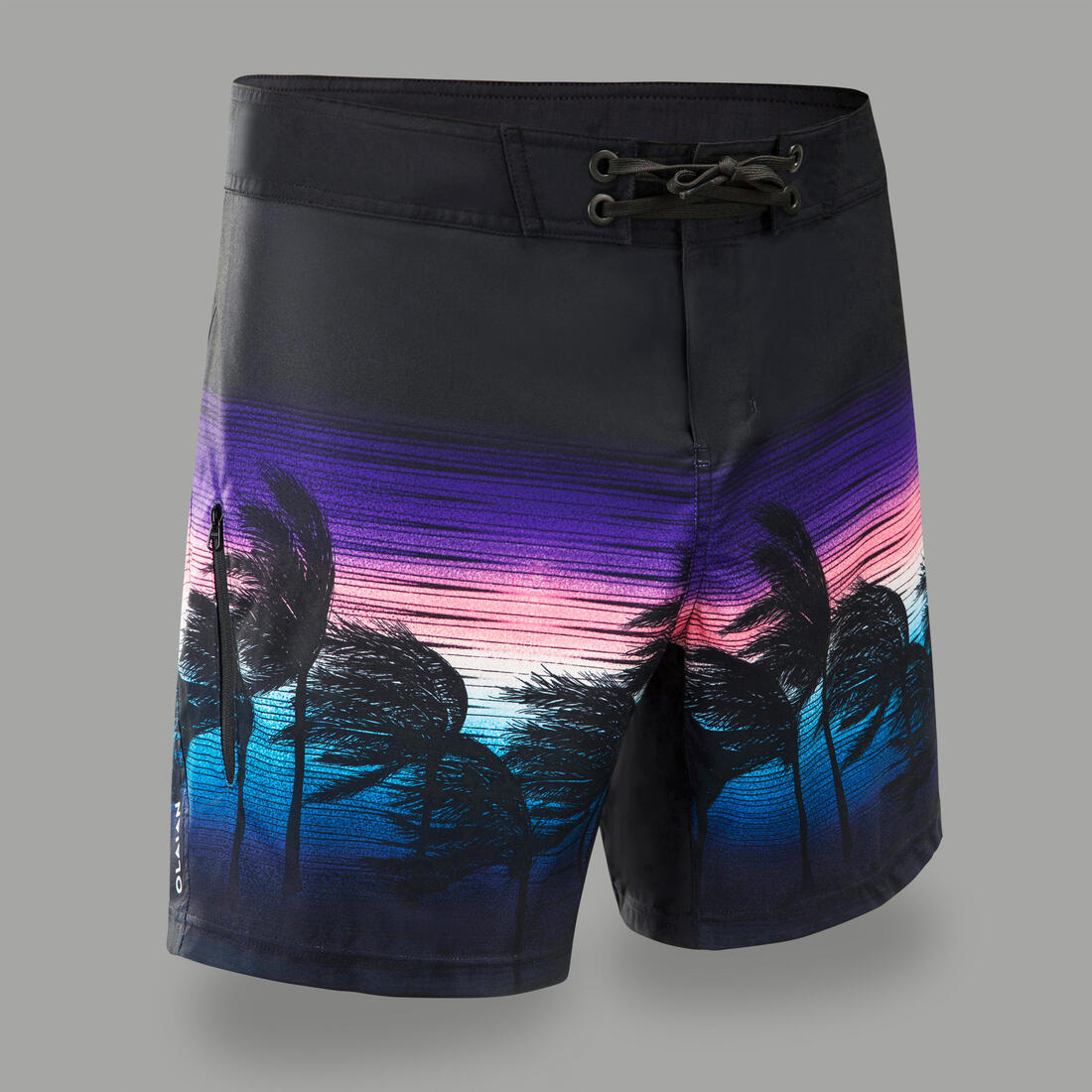 Surf boardshort court 500 lines green