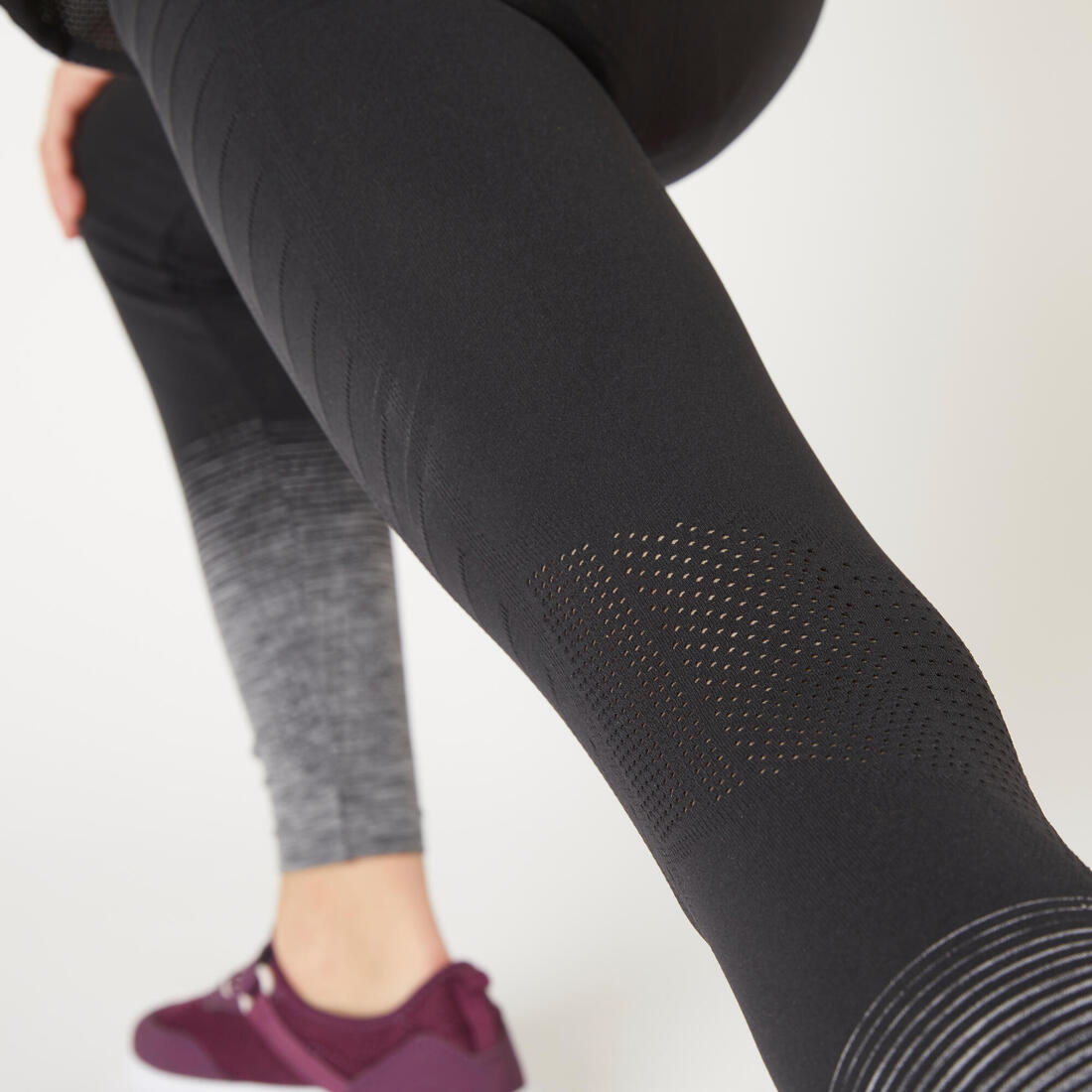 LEGGING GYM FILLE NOIR 580