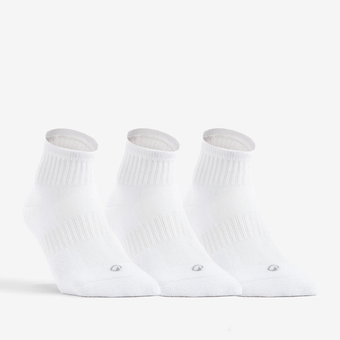 CHAUSSETTES DE SPORT MI-HAUTES ARTENGO RS 500 LOT DE 3