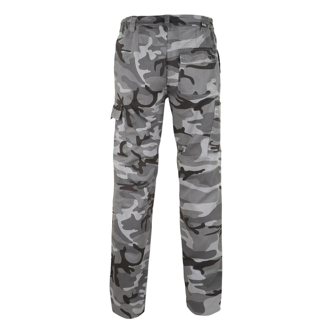 PANTALON CARGO RESISTANT STEPPE 300 CAMOUFLAGE WOODLAND