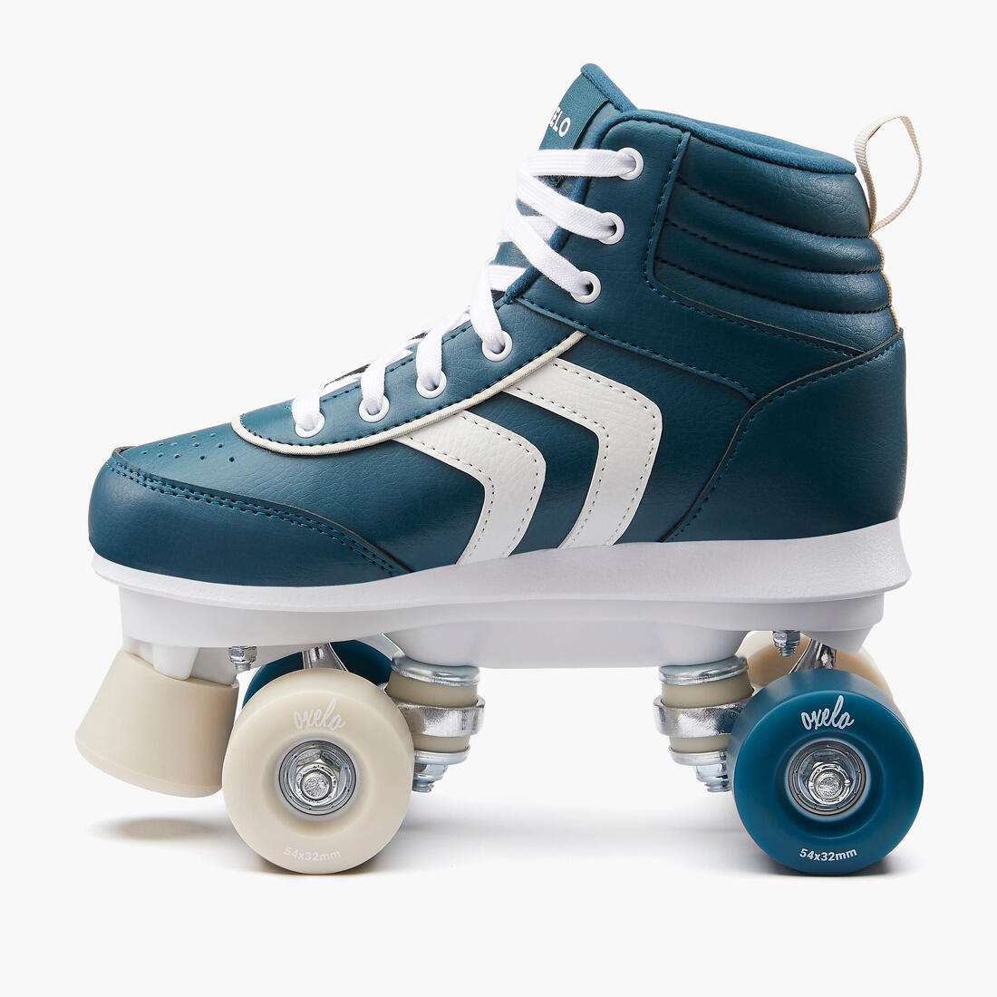 Patin à roulettes enfant QUAD 100 JR blanc holographic