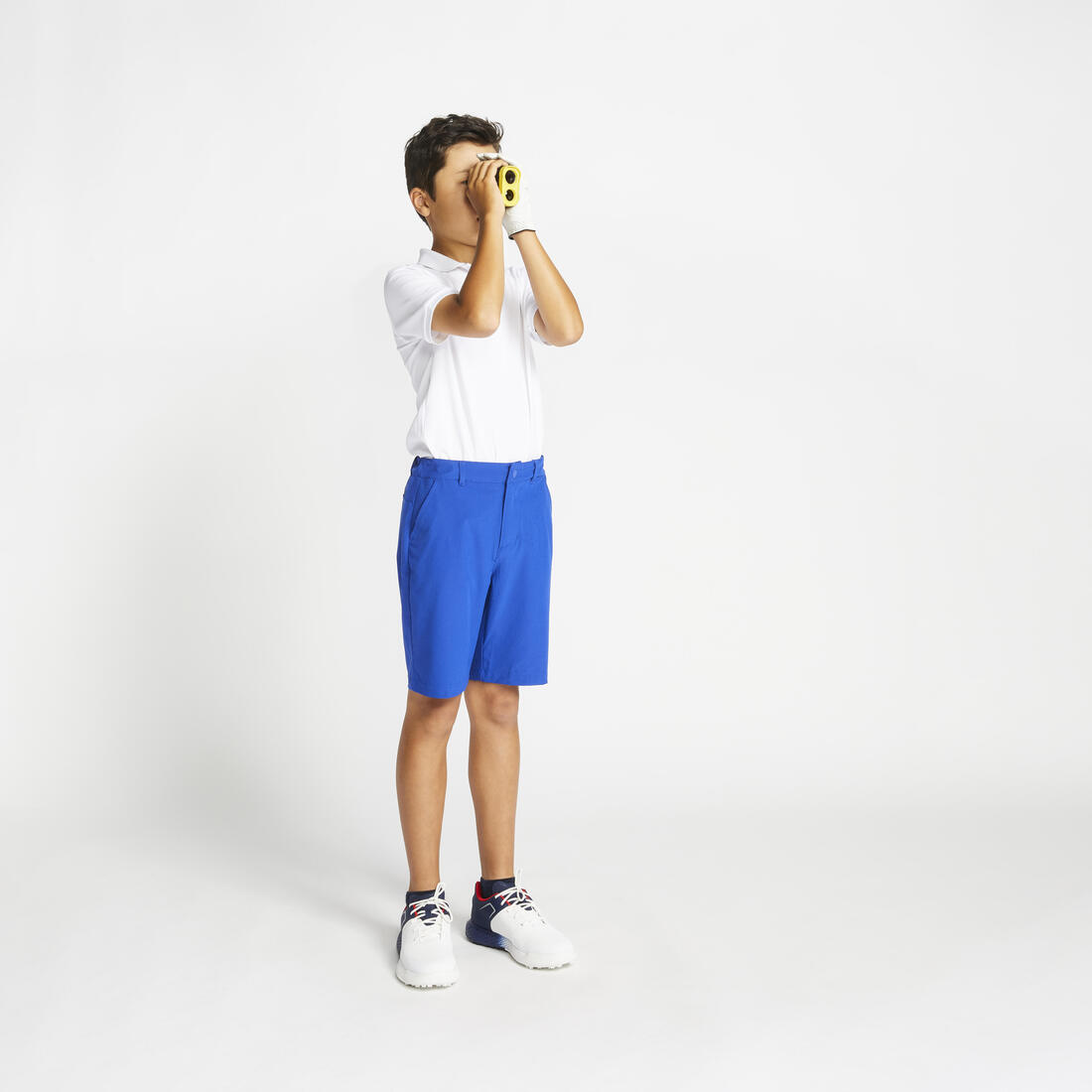 SHORT GOLF ENFANT - MW500 BLEU MARINE