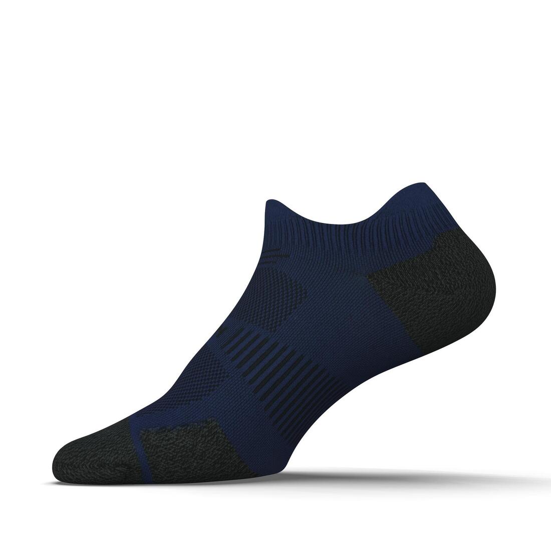 CHAUSSETTES DE RUNNING RUN900 FINES INVISIBLES NOIRES