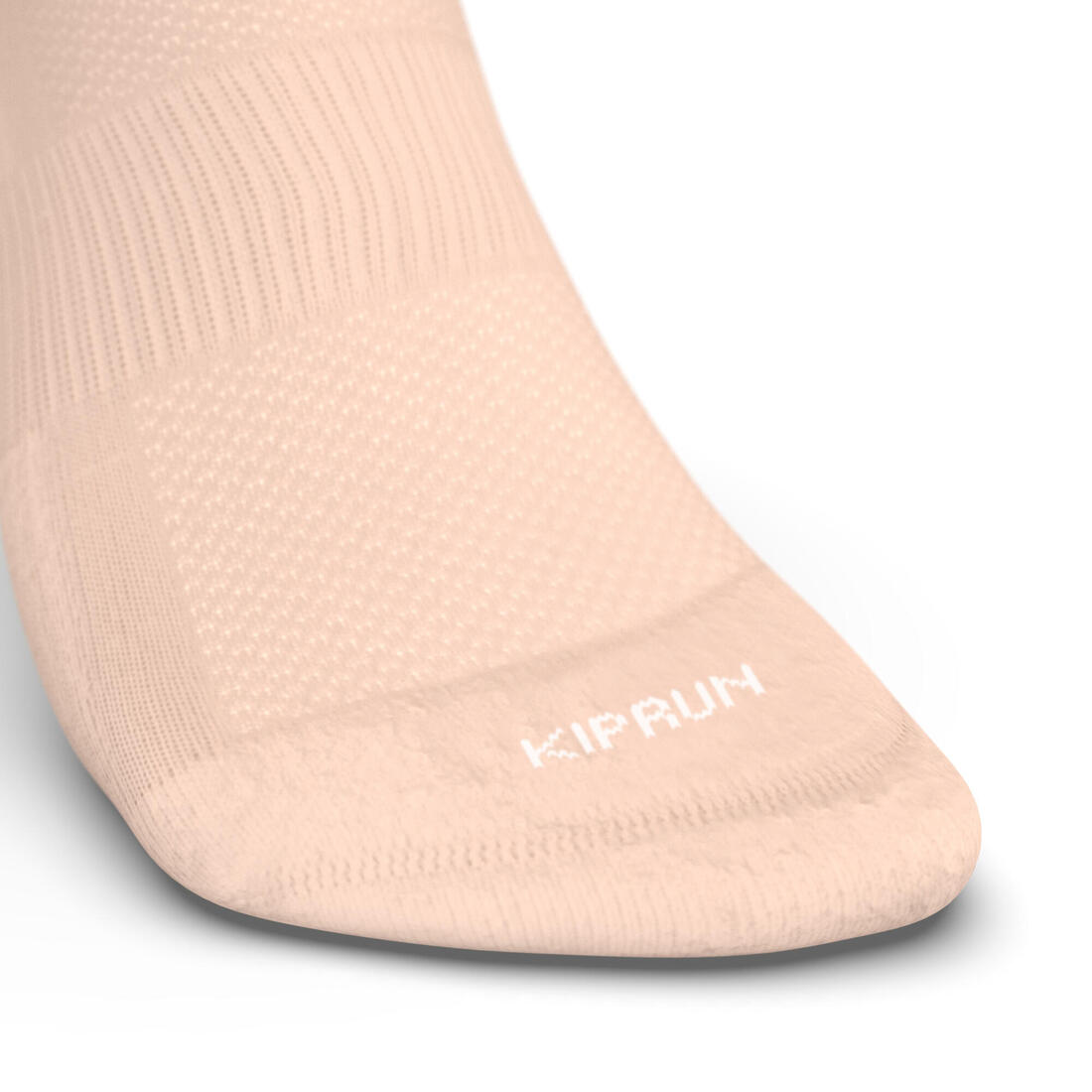 CHAUSSETTES DE RUNNING INVISIBLES CONFORT BLANCHES X2