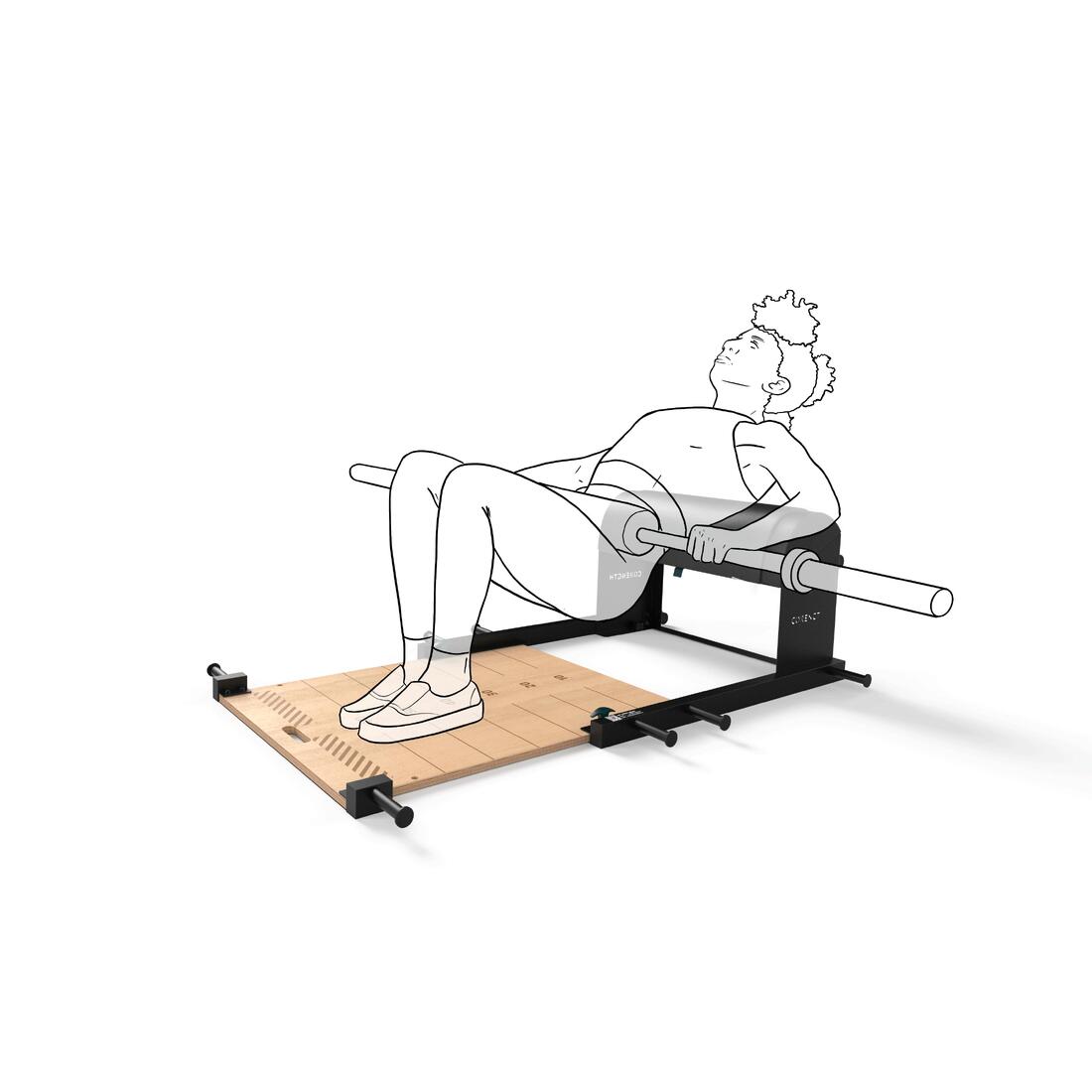 Banc de musculation fessiers et bas du corps - Hip thrust bench