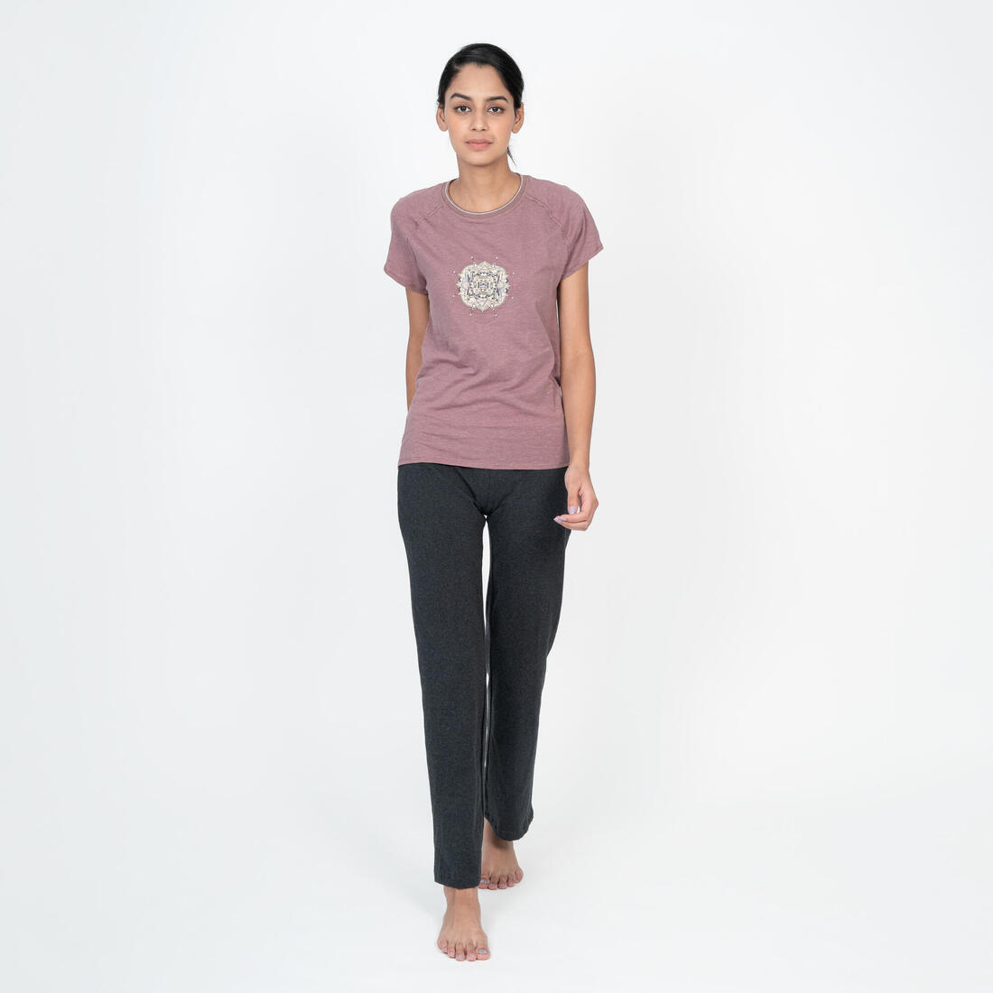 PANTALON COTON YOGA FEMME