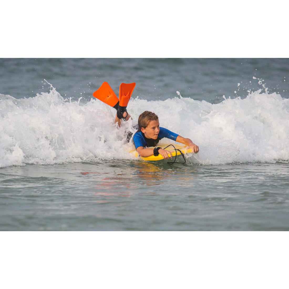 Bodyboard 100 avec leash poignet