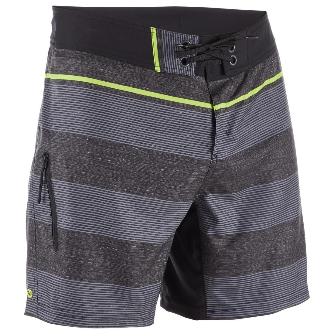 Surf boardshort court 500 lines green