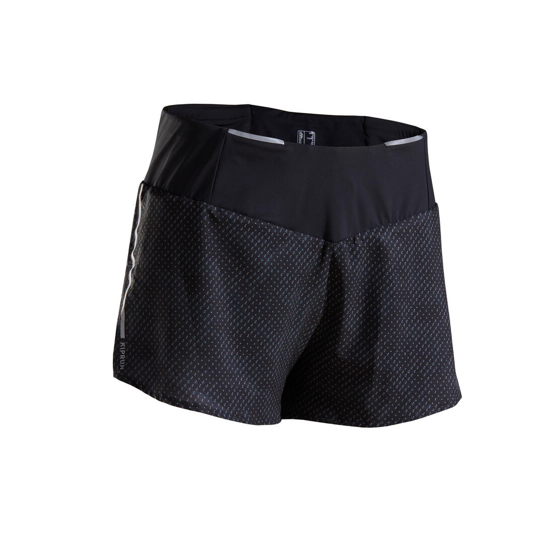 SHORT RUNNING FEMME LÉGER KIPRUN LIGHT NOIR