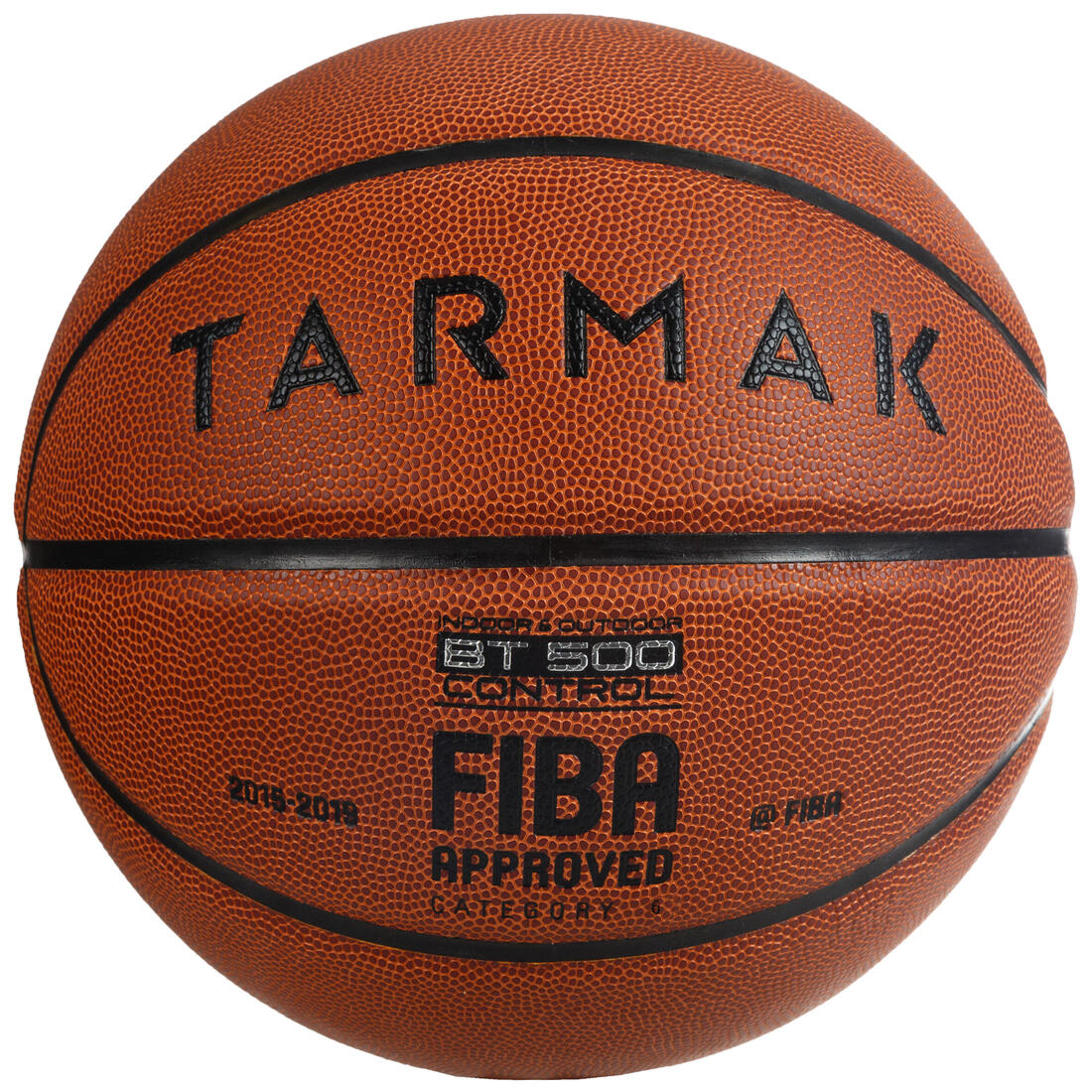 Ballon de basketball taille 6 - BT500 bleu orange