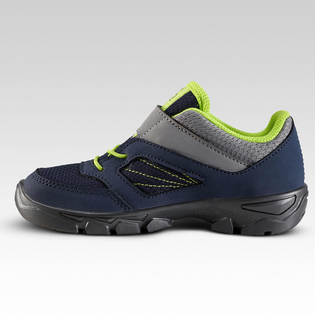 Chaussures de randonnée enfant avec scratch -  NH100 bleu - 24 à 34