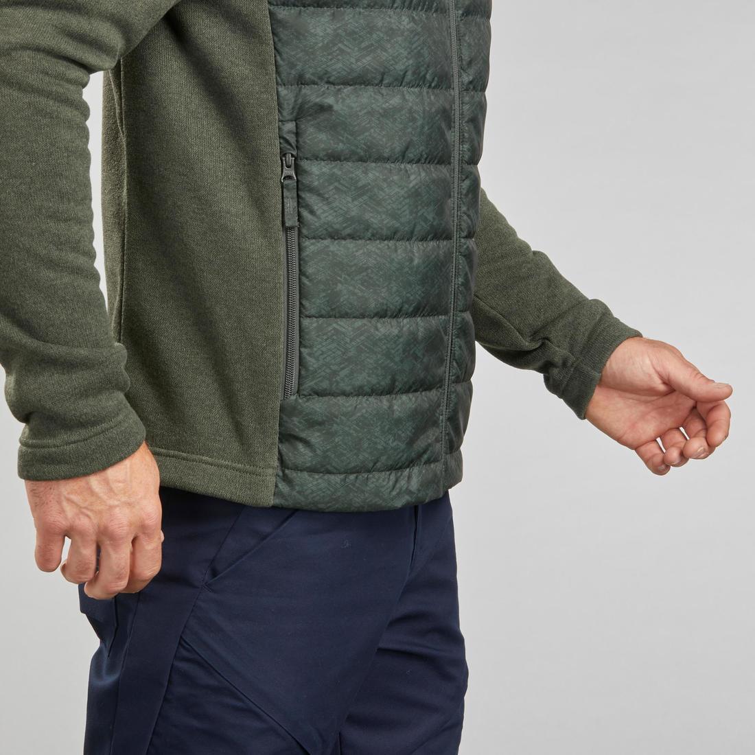 Sweat à capuche de randonnée - NH100 Hybride - Homme