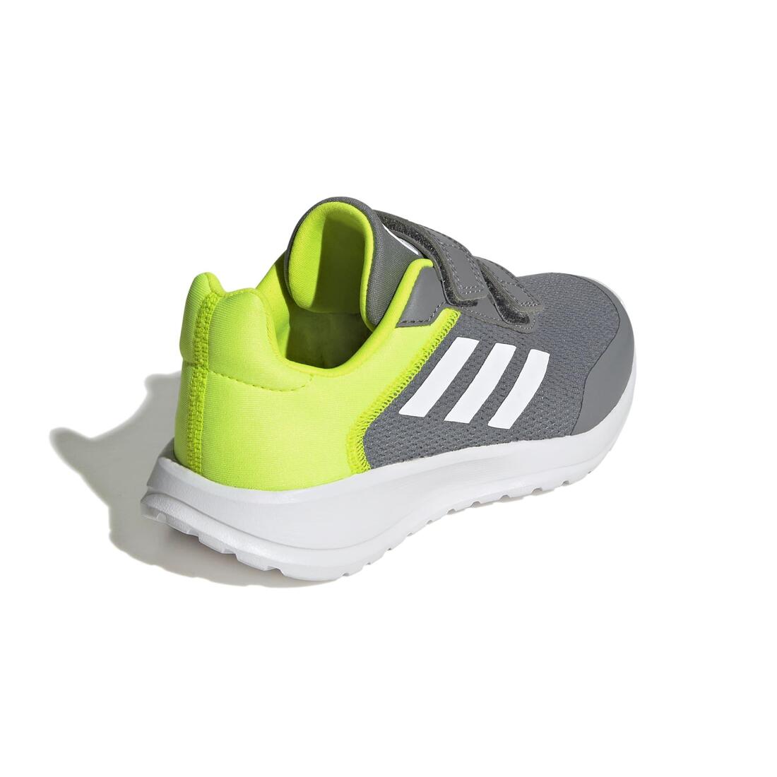 CHAUSSURES TENSAUR RUN ADIDAS ENFANT GRIS BLANC JAUNE