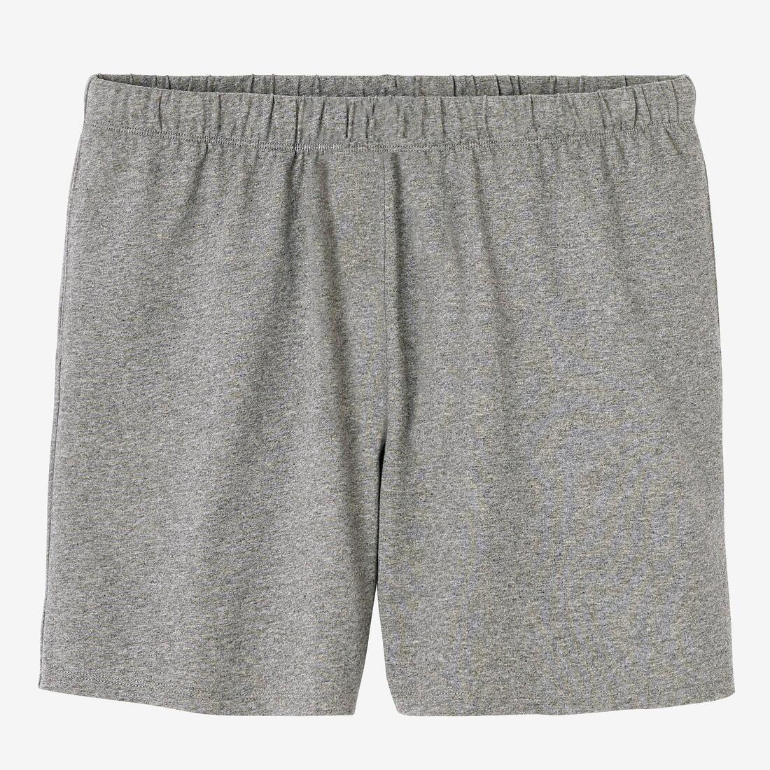 Short court Fitness Homme - 100 gris foncé