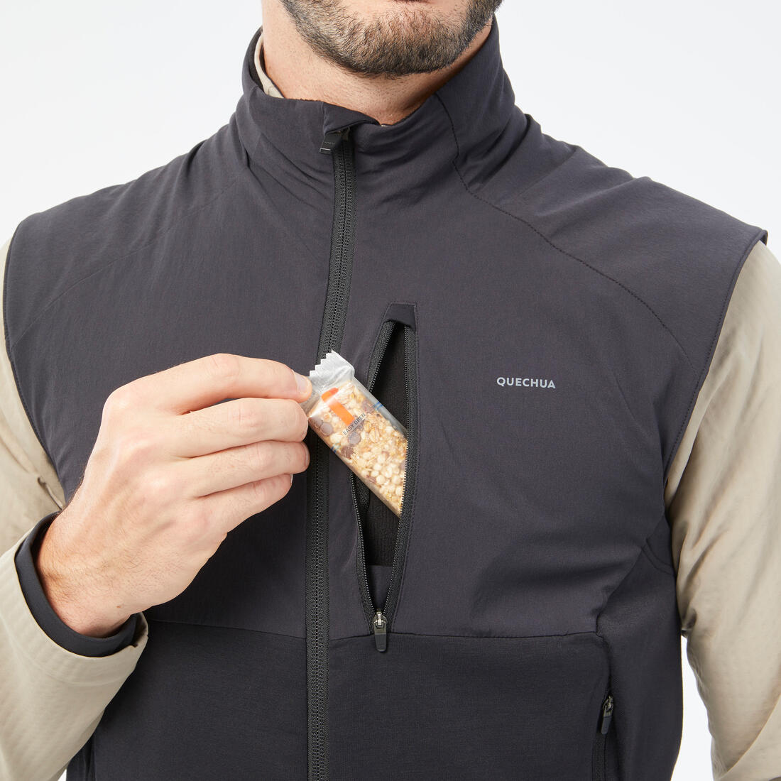 Gilet Polaire de randonnée montagne - MH500 - Homme