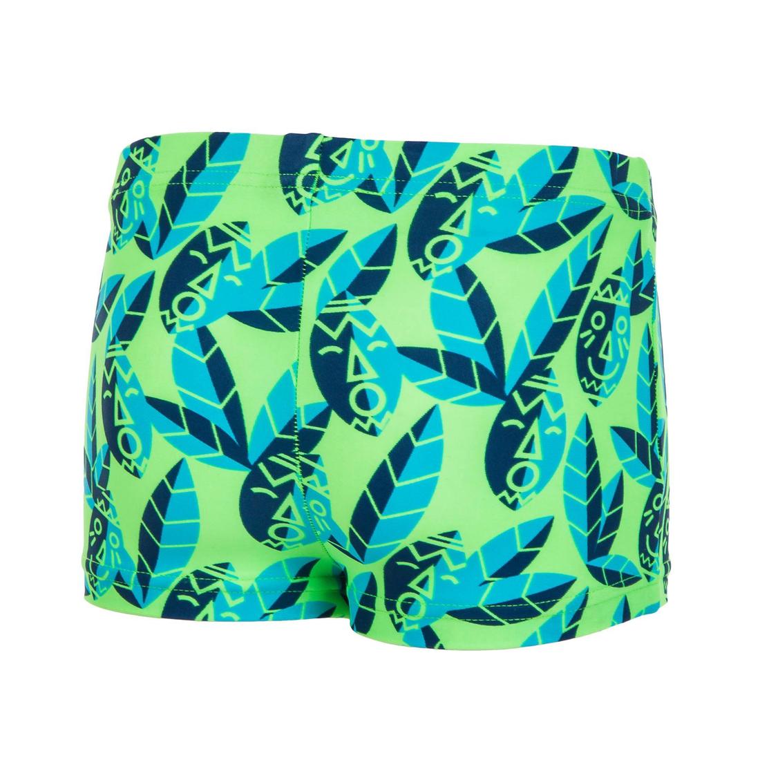 BOXER DE BAIN BEBE / ENFANT BLEU IMPRIME FISH