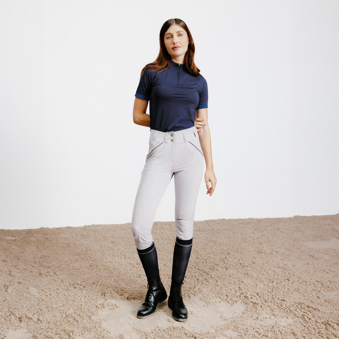 Pantalon équitation ultraléger femme