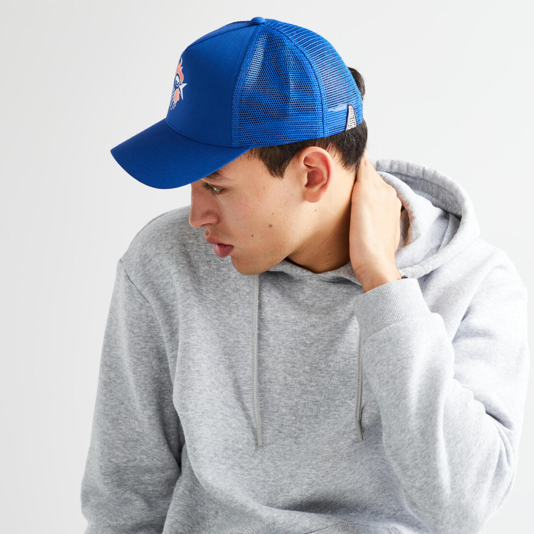 Casquette bleue coq Allez les Bleus mixte