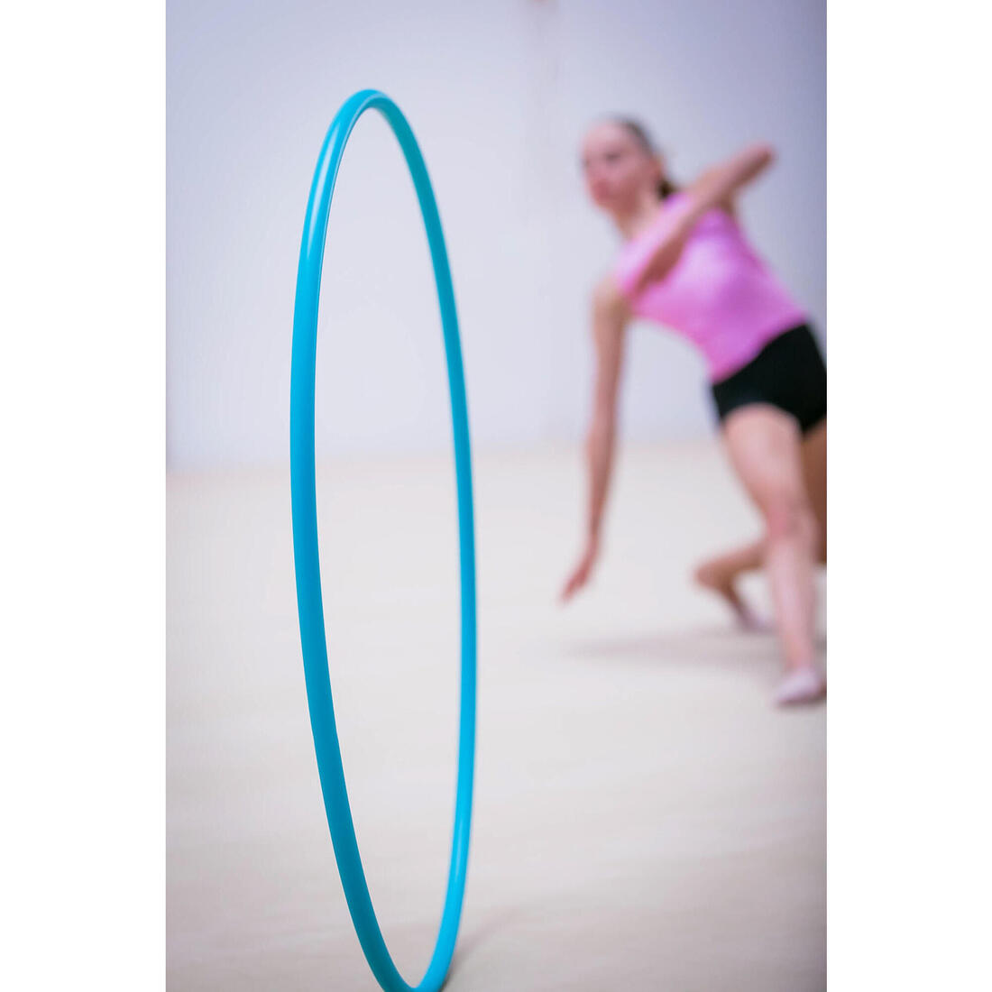 Cerceau de Gymnastique Rythmique de 85 cm Turquoise