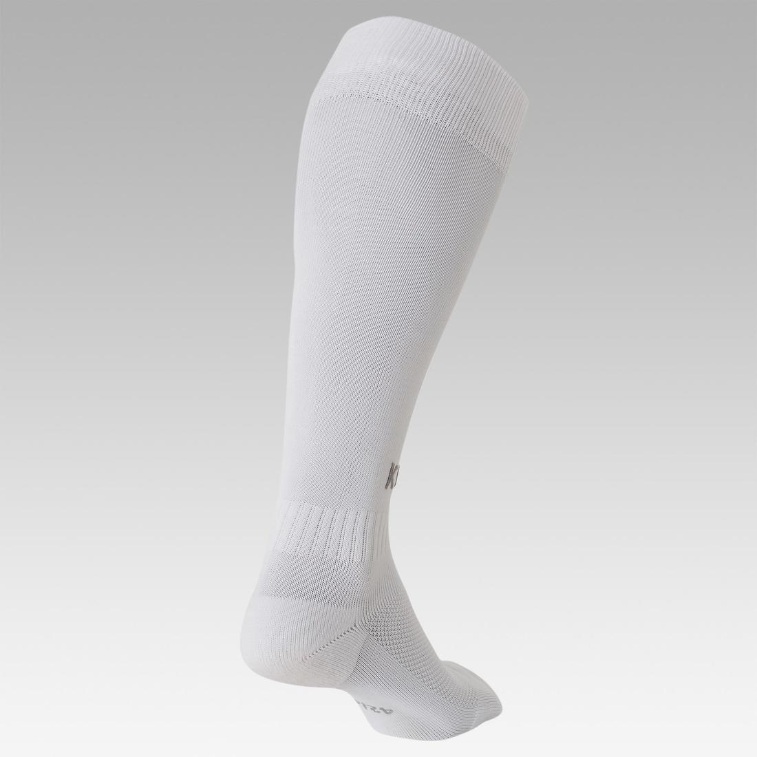 Chaussettes de football enfant F100 blanche