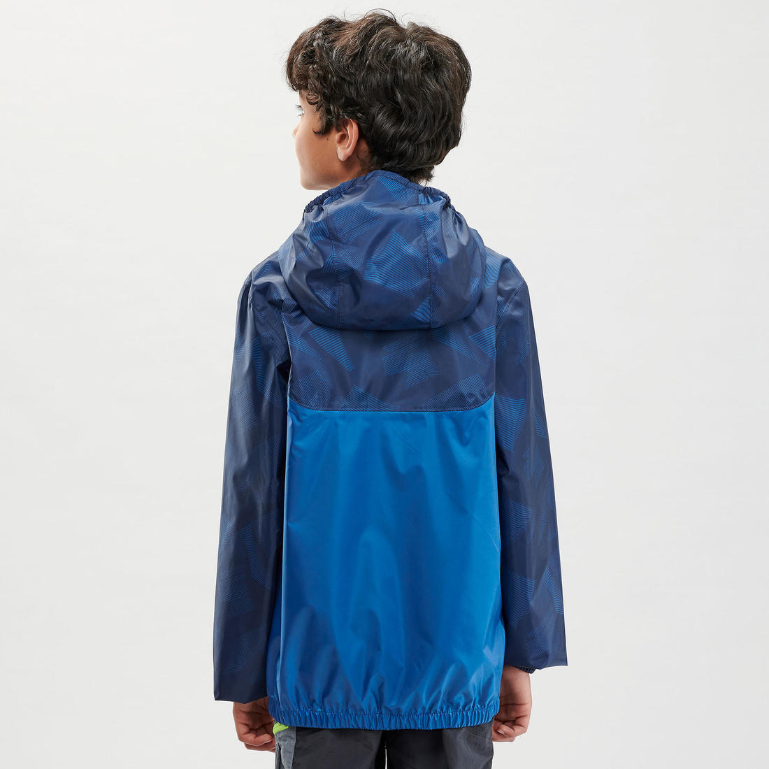 Veste imperméable de randonnée - MH100 zip - enfant 7-15 ans