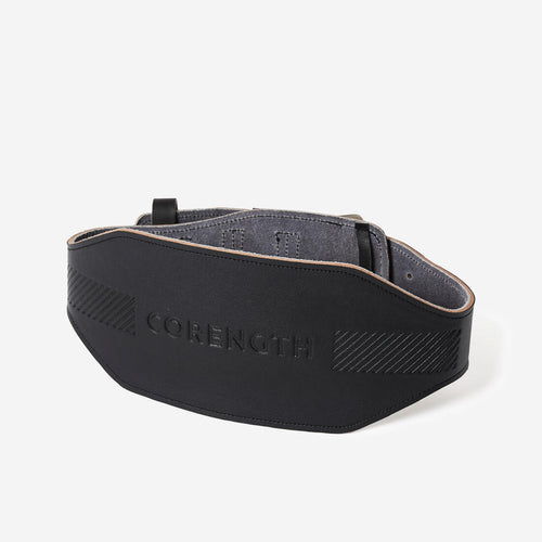 





Ceinture lombaire de musculation en cuir - noire