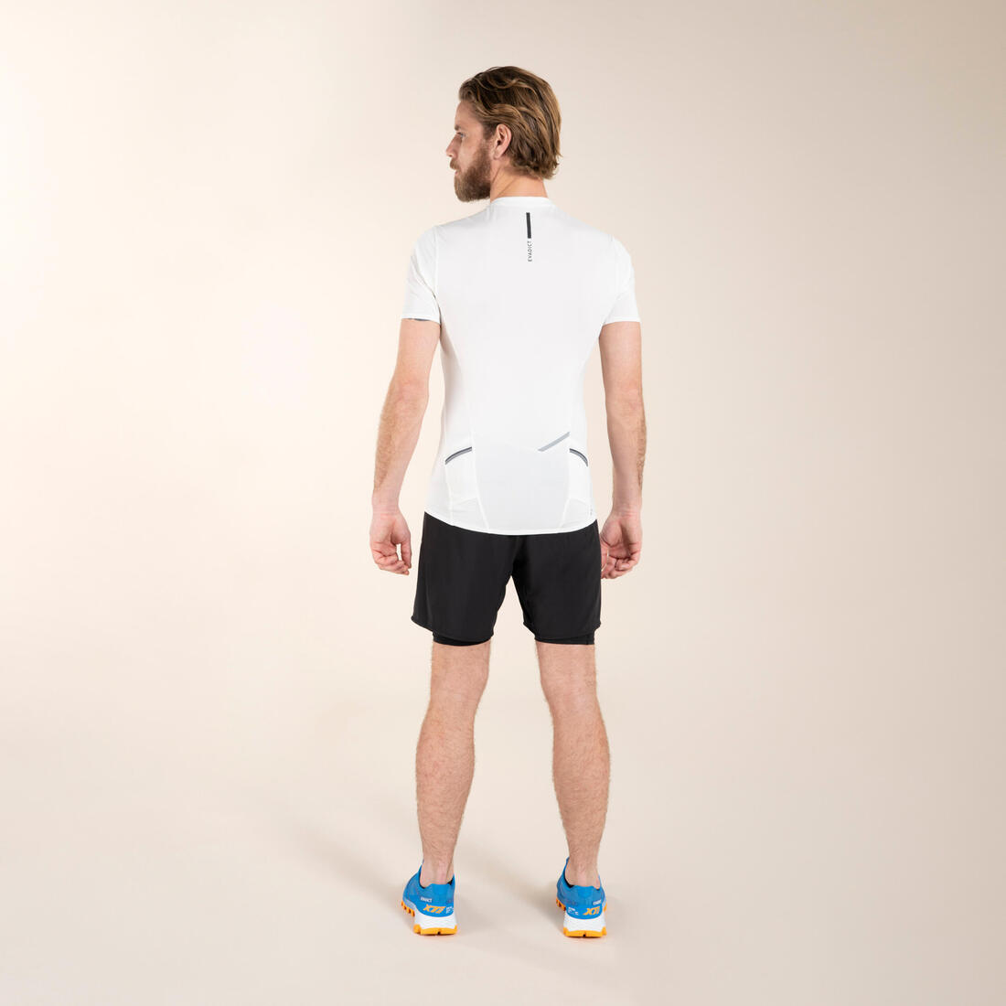 SHORT CUISSARD DE TRAIL RUNNING  CONFORT HOMME