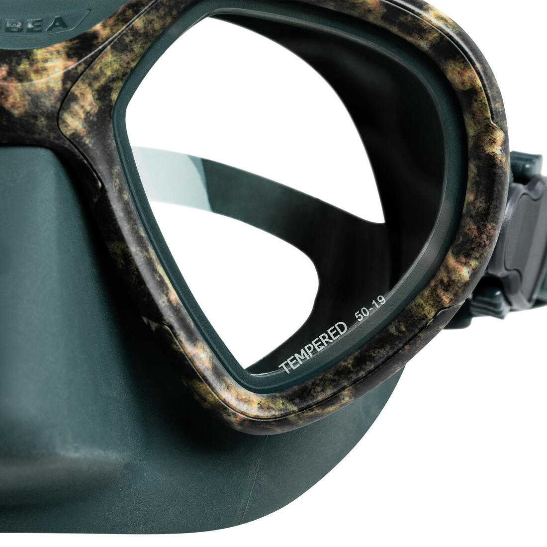 Masque Chasse sous-marine petit Volume - 500 Dual Gris foncé