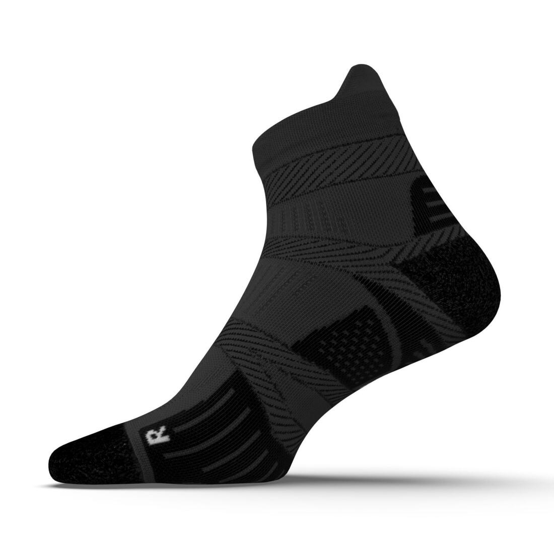 CHAUSSETTES DE RUNNING FINES STRAP NOIRES