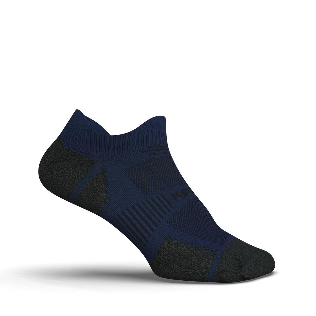 CHAUSSETTES DE RUNNING RUN900 FINES INVISIBLES NOIRES