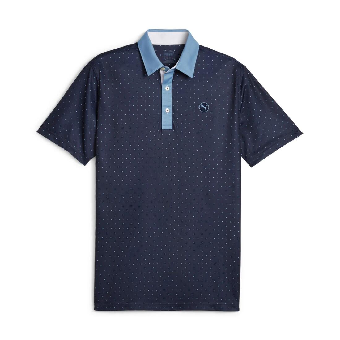 Polo Homme Puma Geo Deep Navy Zen Blue