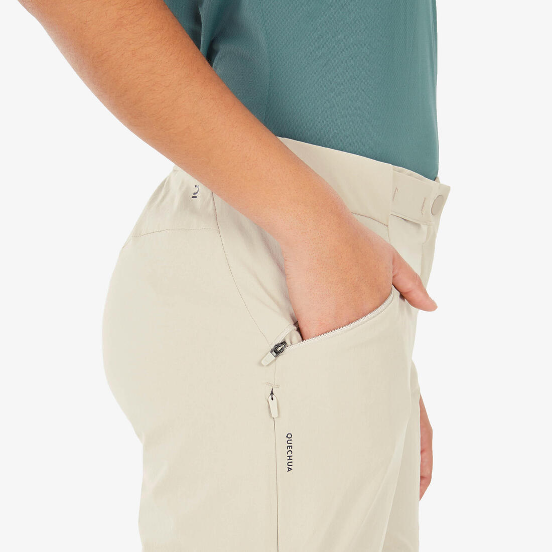 Pantalon modulable de randonnée montagne - MH550- Femme