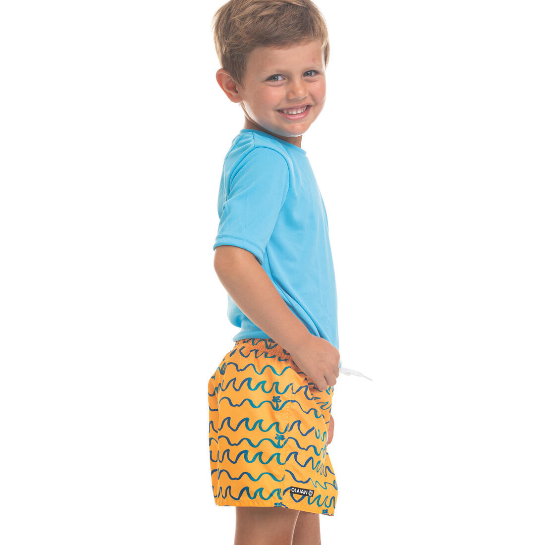 short de bain 100 Kid Rayé